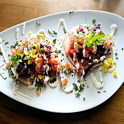 Tacos de saumon frais
